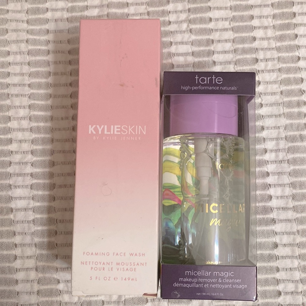 NEVER OPENED OR USED ! face wash and micellar magic makeup remover and cleanser!